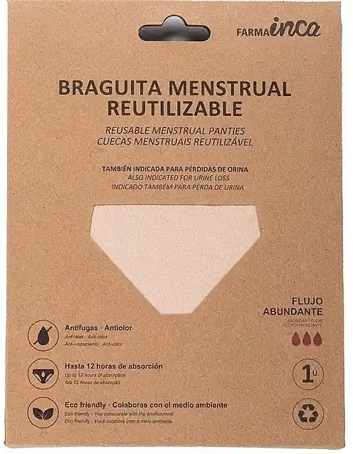 Menstrual Panties, nude, size XXL - Bath and Body