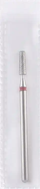 Diamond Nail File Drill Bit, frustum, L-8 mm, 2.5 mm, red
