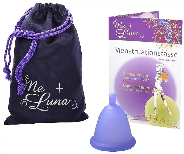 Menstrual Cup with Ball, size M, dark purple - Accessories
