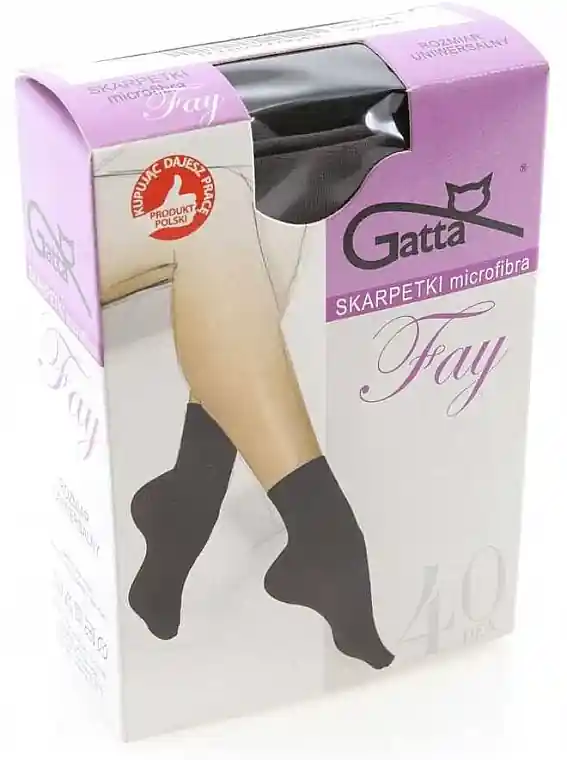 Fay Women Socks 40 Den, blue night - Clothes