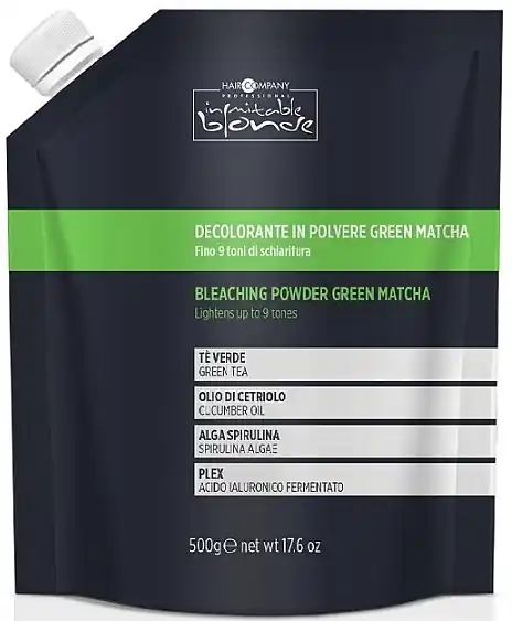 Green Matcha Hair Bleaching Powder