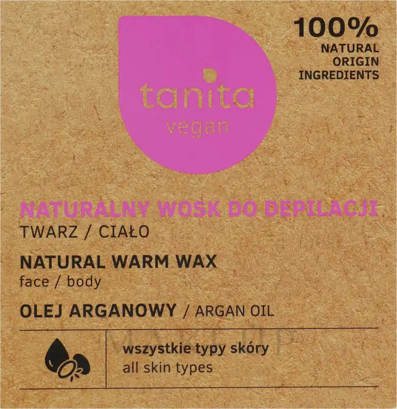 Natural Argan Face & Body Hair Removal Wax - Bath and Body