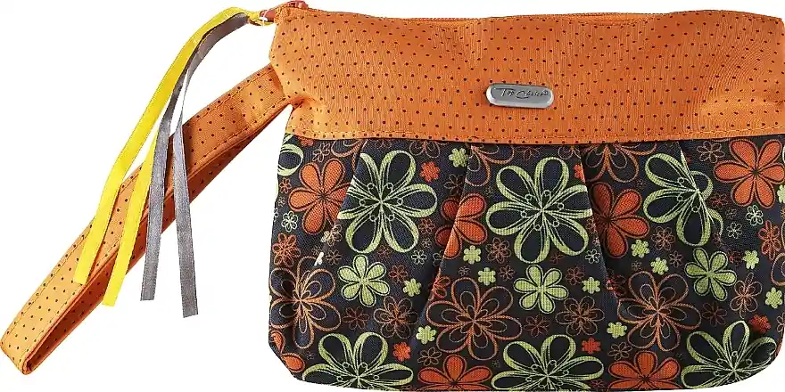 Makeup Bag "Ribbons" 93944, orange - Accessories