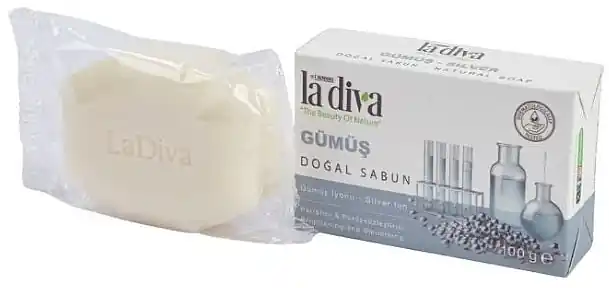 Natural Soap with Silver Ions - Bath and Body
