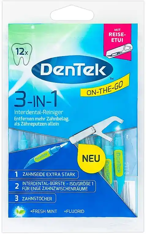3-in-1 Floss Pick, Pack of 12