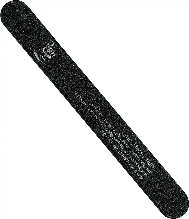 Double-Sided Nail File, 100/180, black