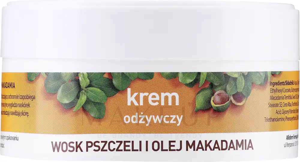 Beeswax and Macadamia Oil Nourishing Cream - Skin Care Products