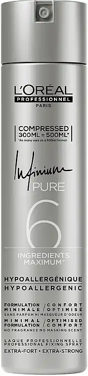 Odorless hair spray for extra strong hold