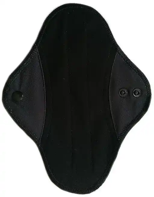 Reusable Cotton Daily Liner, black - Bath and Body