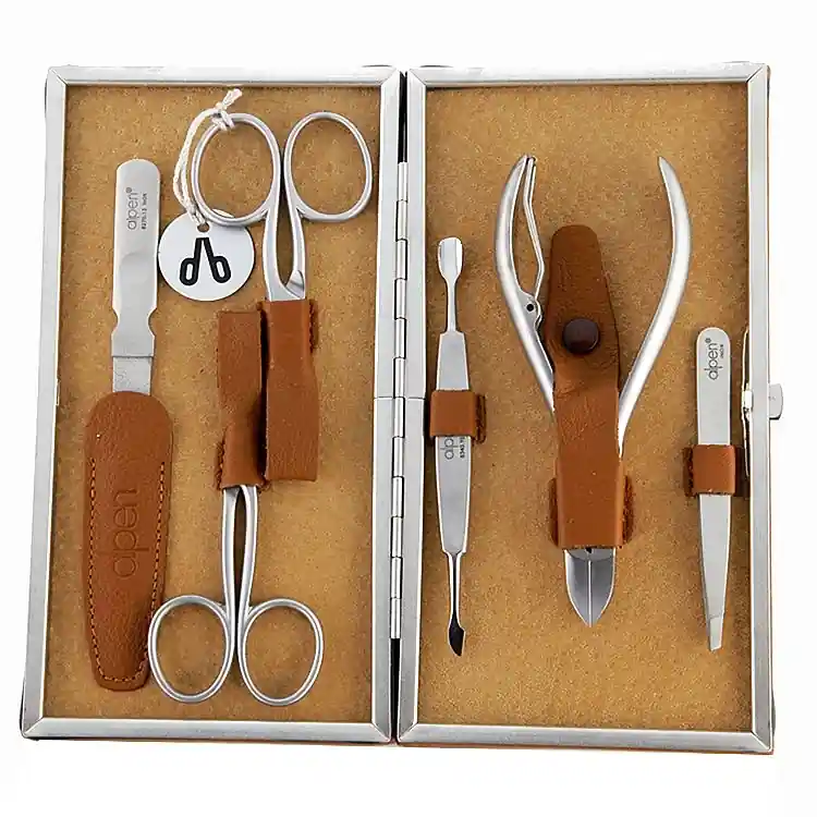 Manicure Set, 6 tools, 6884R, tobacco - Accessories