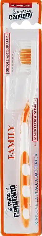 Family Toothbrush, medium, orange - Bath and Body