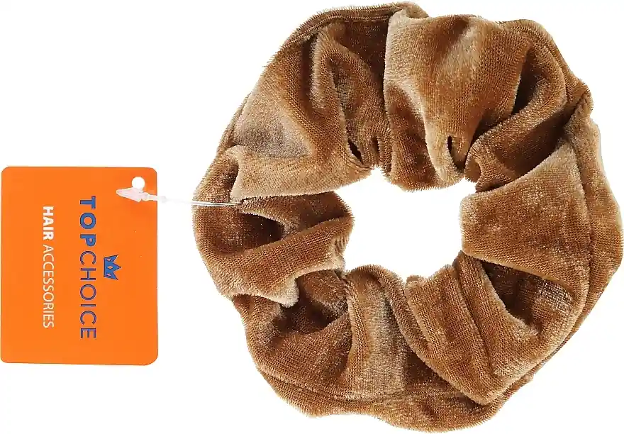 Scrunchie 'Velvet', 22777, brown - Accessories
