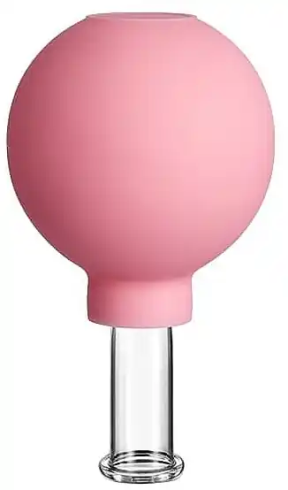 Vacuum Massage Jar, pink, size M - Accessories