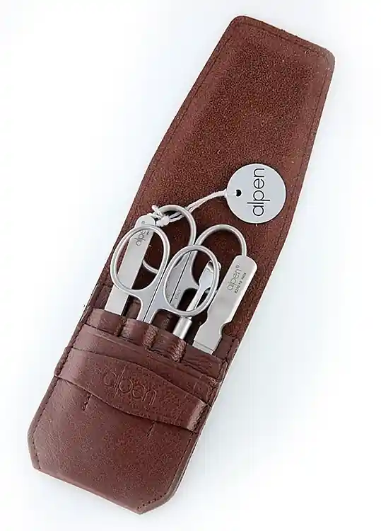 Manicure Set, 5 tools, 6872R, wine - Accessories