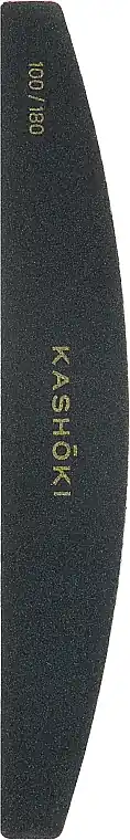 Crescent-Shaped Soft Nail File, black, 100/180