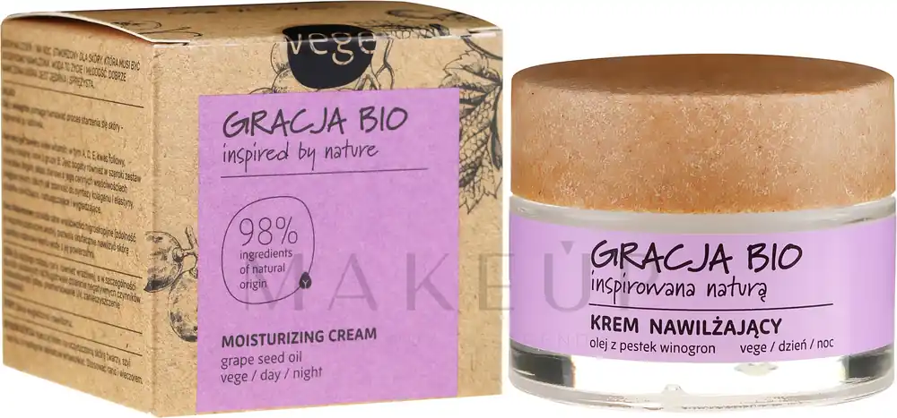 Moisturizing Face Cream with Grape Seed Oil - Bath and Body