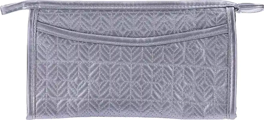 Makeup Bag "Stitch", 98352, silver - Accessories