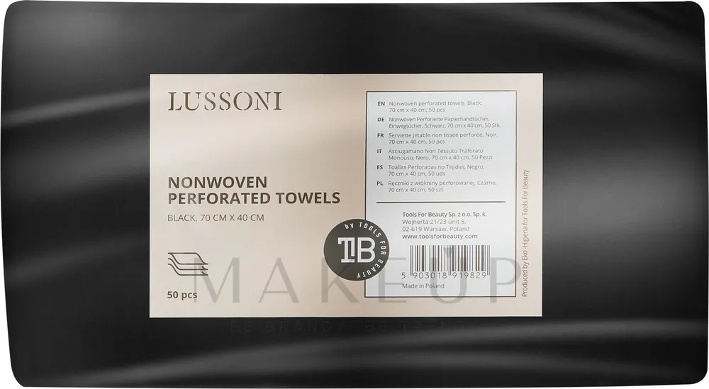 Cellulose Towel, 70x40cm, black - Accessories