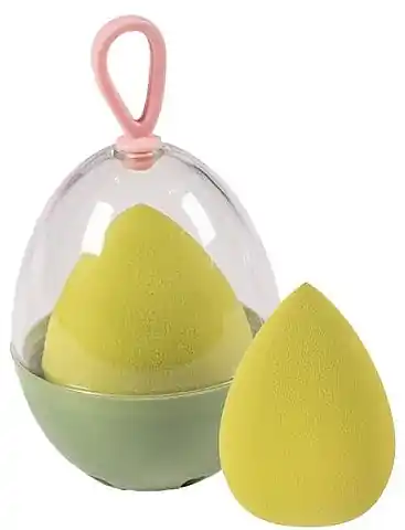 Makeup Sponge in Case, 38402, green - Accessories