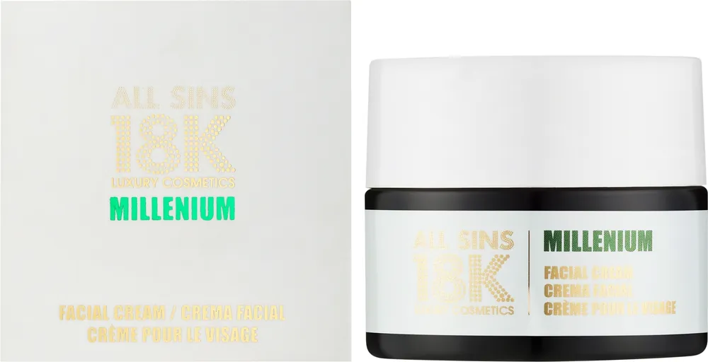 All Sins 18k Millenium Facial Cream - Skin Care Products