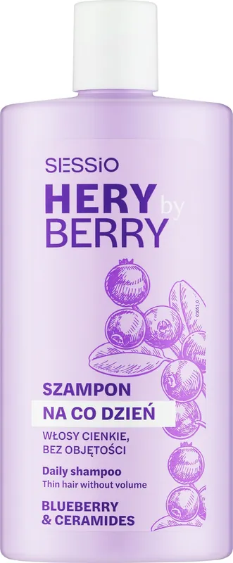 Blueberry & Ceramides Daily Shampoo for Thin & Volume-Free Hair
