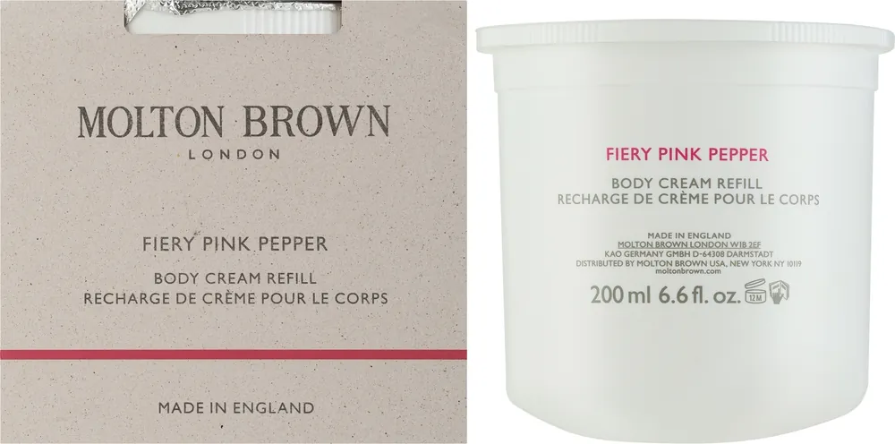 Molton Brown Fiery Pink Pepper Refill Body Cream - Bath and Body