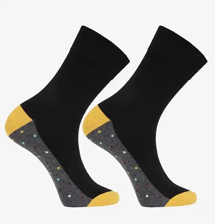 Men's high socks, yellow - Clothes