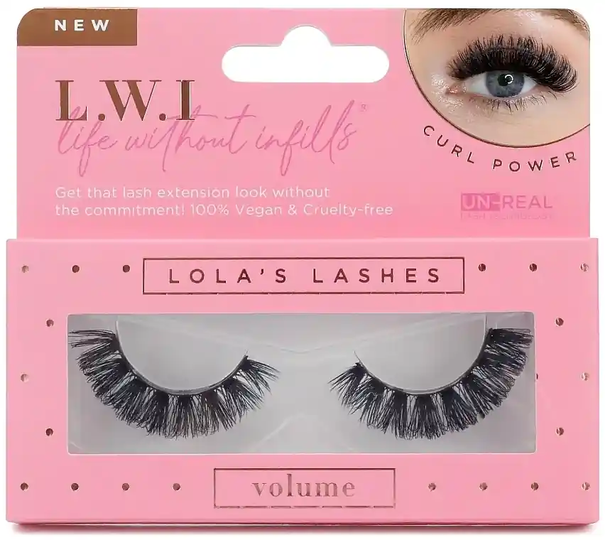 Lola's Lashes Curl Power Strip Lashes - Makeup
