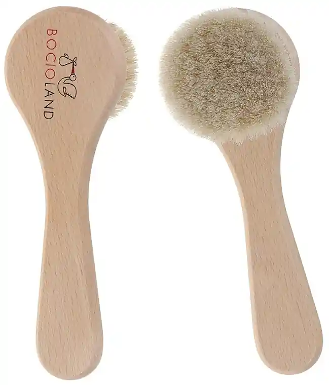 Wooden Round Hair Brush for Kids, large - Accessories