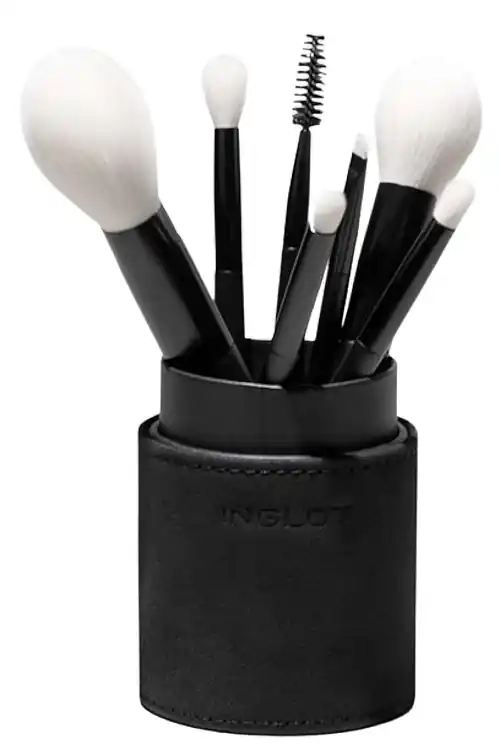 Makeup Brush Set in Black Case, 7 pcs. - Accessories