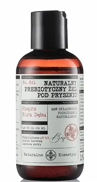 Prebiotic Natural Shower Gel 'Pepper & Oak Bark' - Bath and Body