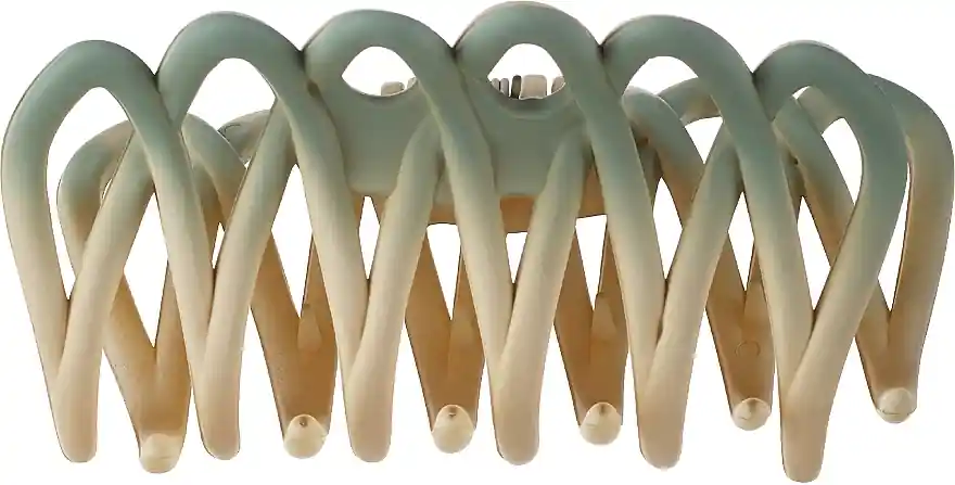 Hair Clip, 28328, beige-green