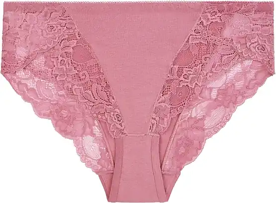 Women's lace bikini panties bdm550-009, lilac