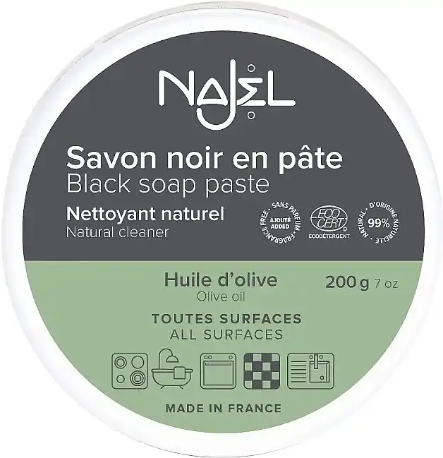 Multifunctional Cleaning Paste with Black Soap & Olive Oil - Najel