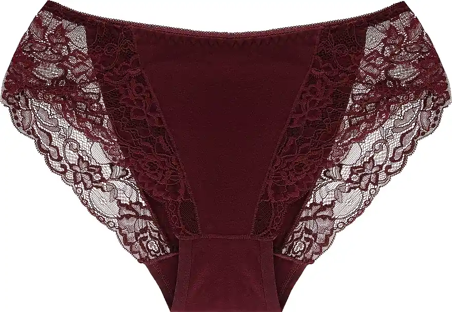 Lace Women Panties bdm550-009, burgundy