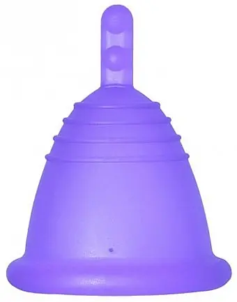 Menstrual Cup with Loop, size L, purple - Accessories