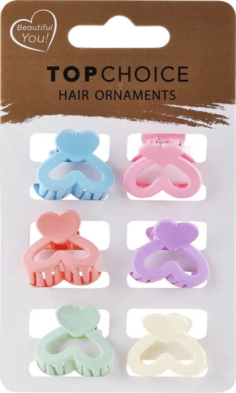 Hair Clip Set 20643, 6 pcs. - Accessories
