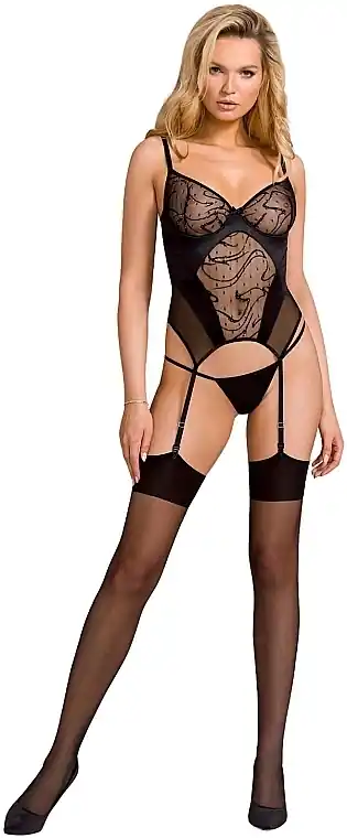 Lucinda Corset, black - Clothes