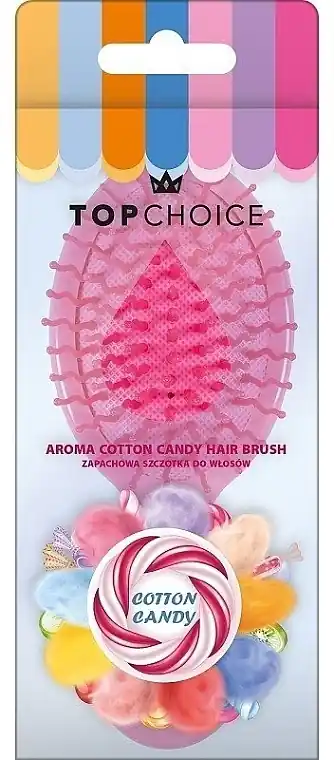 Aroma Cotton Candy Hair Brush, 64401, crimson - Accessories