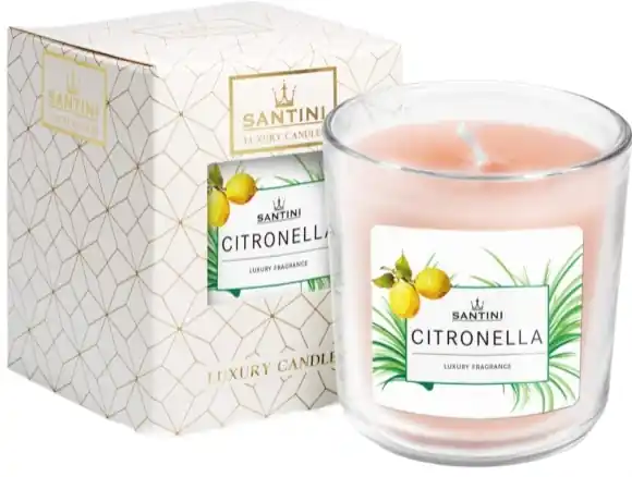 Citronella Scented Candle - Bath and Body