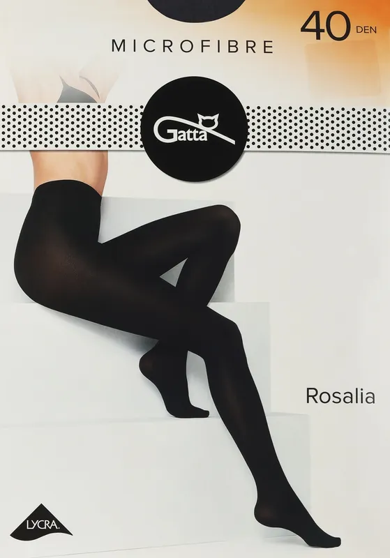 Tights "Rosalia" 40 Den, deep navy - Clothes