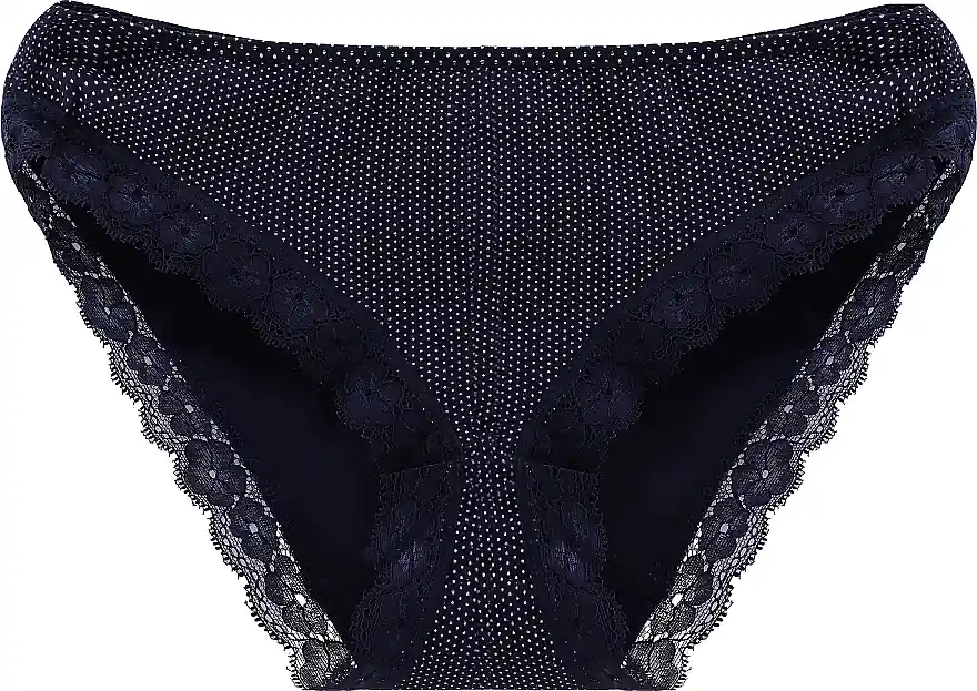 Lace Bikini Panties 'Figi', blue - Clothes