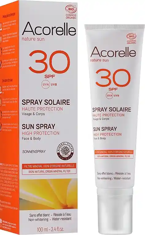 Organic Sun Spray SPF 30 - Skin Care Products