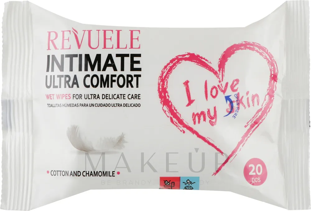 Intimate Hygiene Wet Wipes, 20 pcs - Accessories