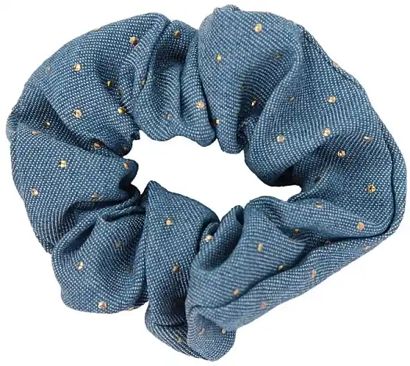 Scrunchie 'Denim', FA-5868, blue