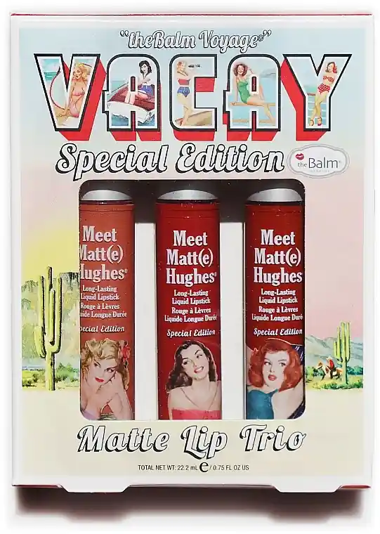 theBalm Voyage Vacay Matte Lip Trio (lipstick/3x7.4ml) - Makeup