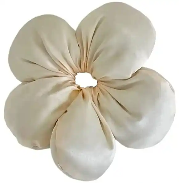 Big Flower Hair Tie, white - Accessories