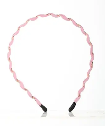 Hairband, FA-5662, pink wavy