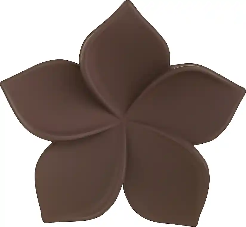 Frangipani Hair Clip, Mocha - Accessories