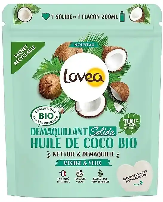 Lovea Make-up Remover Organic Coconut Oil